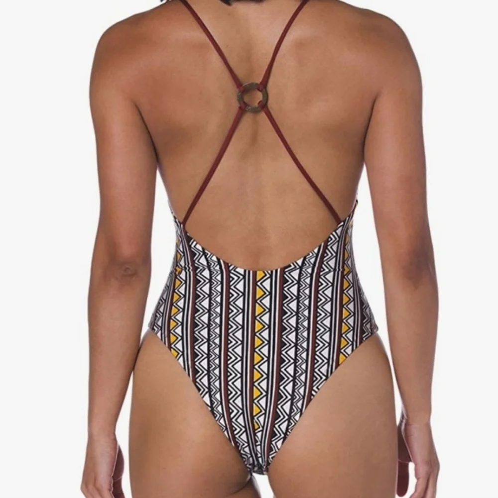 Dolce Vita Tribal Trance Crossback One-piece Swimsuit